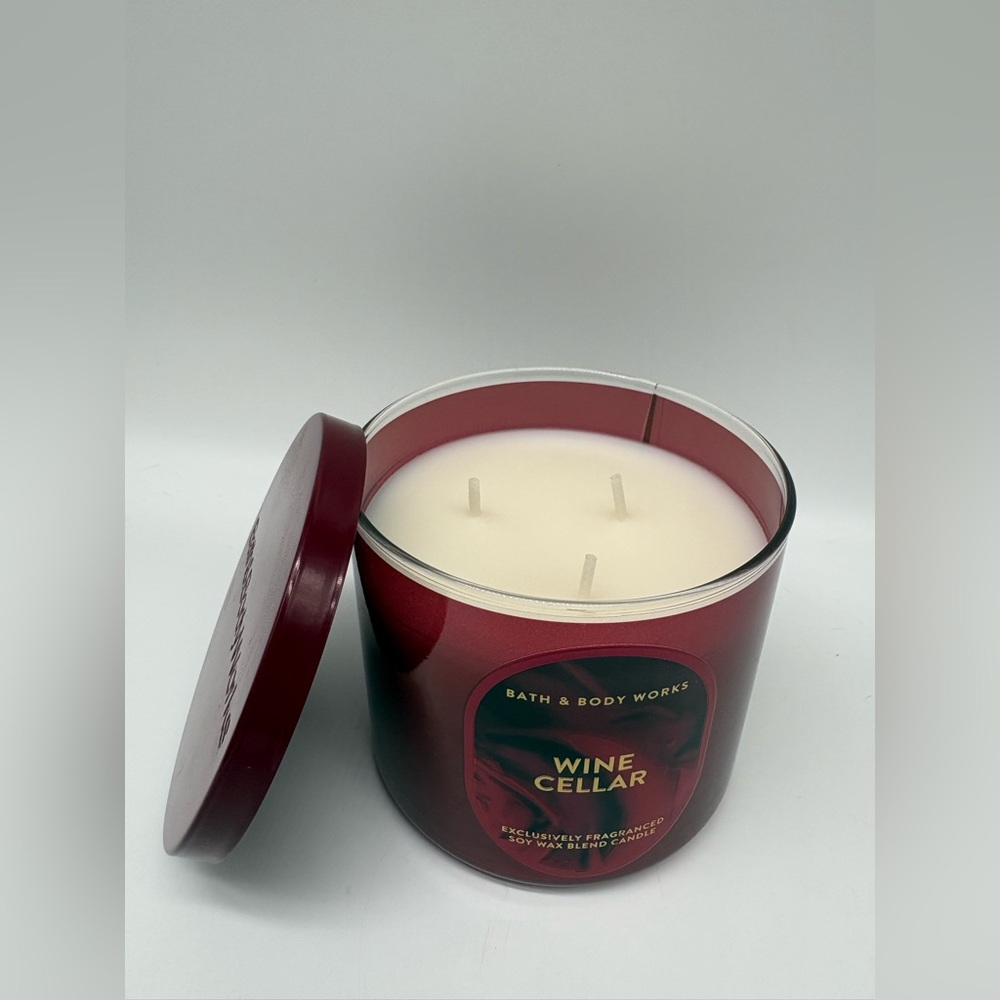 Bath and Body Works 3 wick Candle in Wine Cellar
New